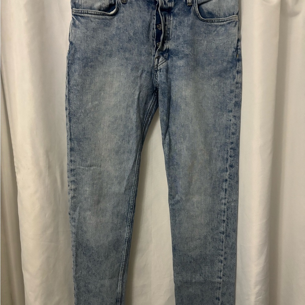 H by Halston Light Blue Straight Jeans